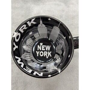 Jay Joshua New York City Skyline Cup Mug Black White Night NYC All Over Print